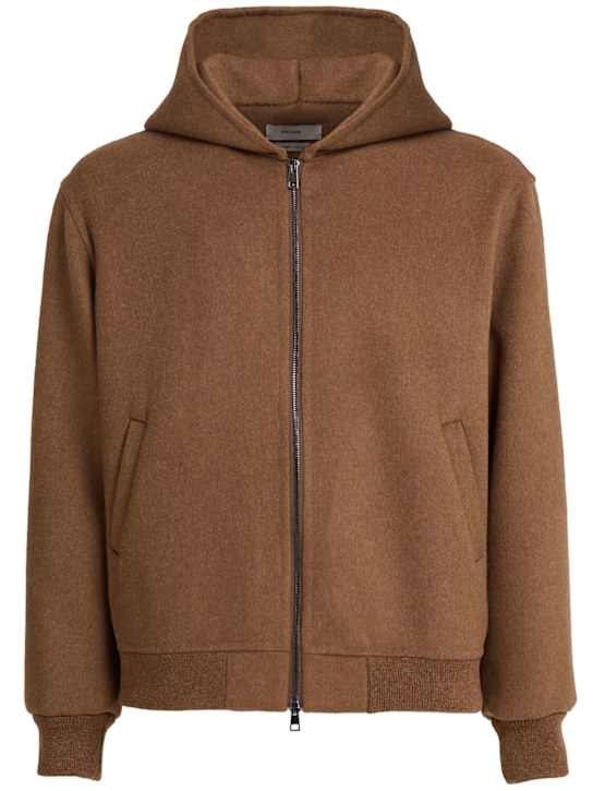 The Core Wool blend full zip hoodie