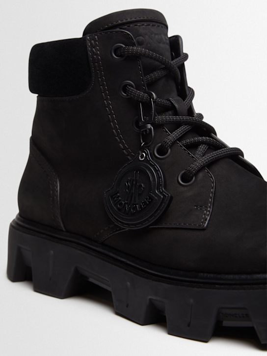 Moncler Peak City suede leather lace-up boots 3 Moncler Peak City suede leather lace-up boots
