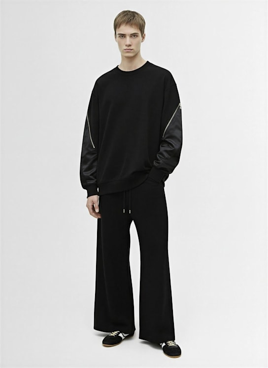 Dries Van Noten Hando cotton jersey & tech sweatshirt