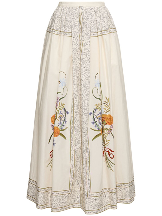 Giambattista Valli Printed poplin skirt