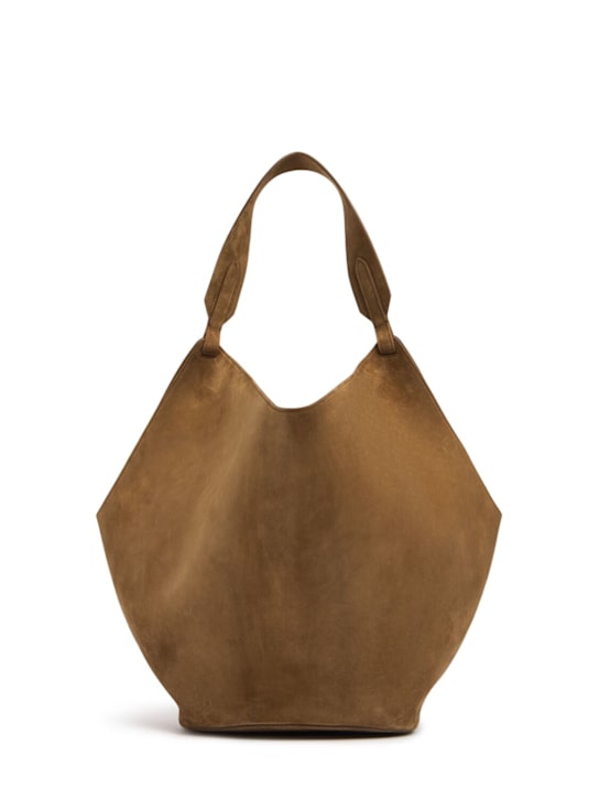 Khaite Medium Lotus suede tote bag