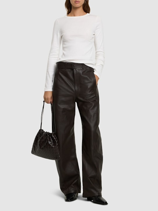 Flore Flore Max Tee organic cotton rib l/s t-shirt