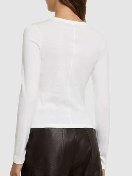 Flore Flore Max Tee organic cotton rib l/s t-shirt 3 Flore Flore Max Tee organic cotton rib l/s t-shirt