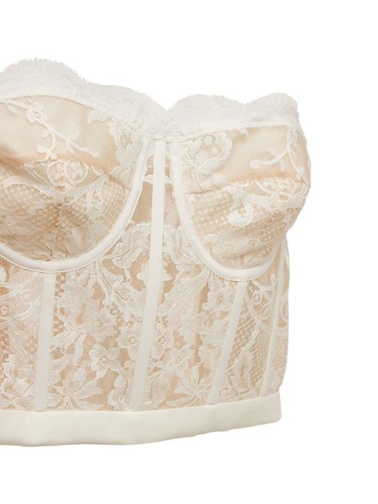 McQueen LACE BUSTIER TOP 4 McQueen LACE BUSTIER TOP