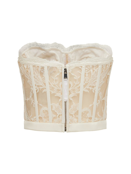 McQueen LACE BUSTIER TOP 5 McQueen LACE BUSTIER TOP