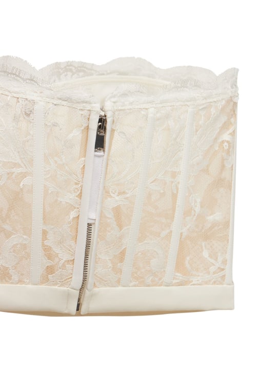 McQueen LACE BUSTIER TOP 6 McQueen LACE BUSTIER TOP