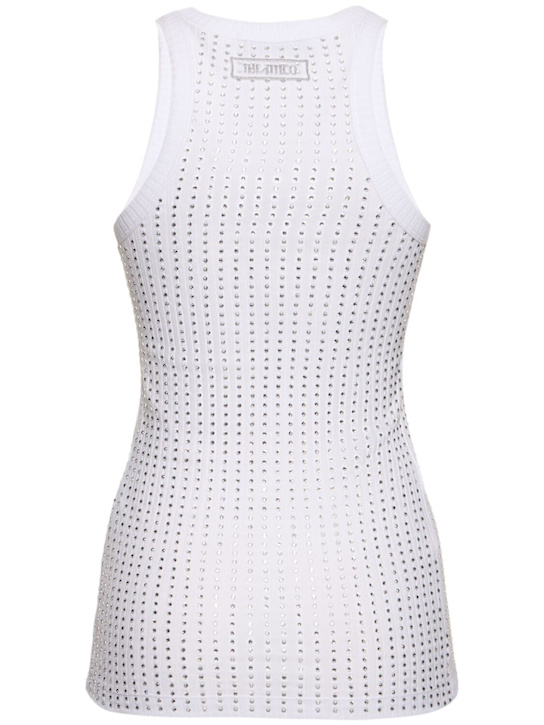 The Attico Crystal embellished jersey tank top 5 The Attico Crystal embellished jersey tank top