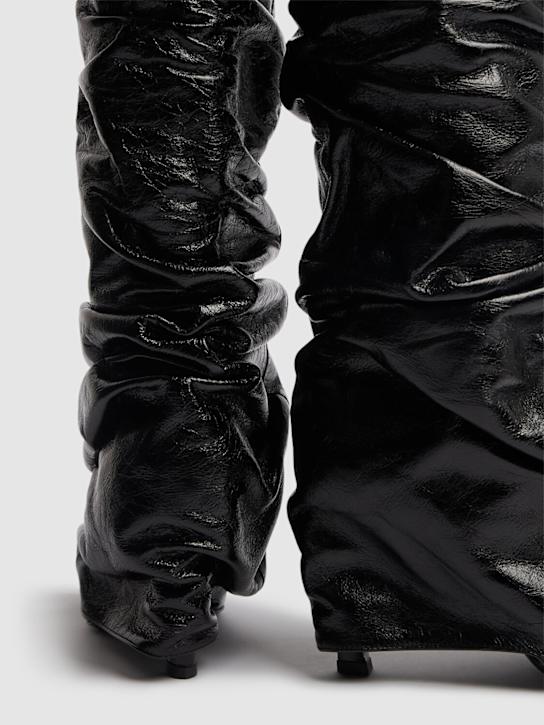 The Attico 95mm Juno shiny leather knee-high boots 5 The Attico 95mm Juno shiny leather knee-high boots