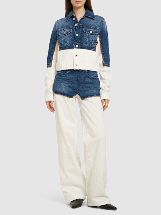 Jean Paul Gaultier Petit Grand trompe l'oeil denim jacket