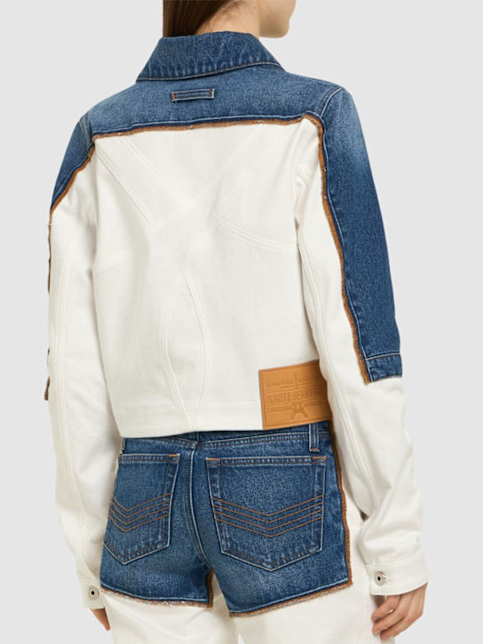 Jean Paul Gaultier Petit Grand trompe l'oeil denim jacket