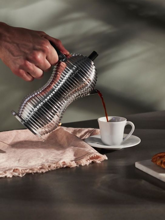 Alessi Pulcina 6-cup moka espresso maker