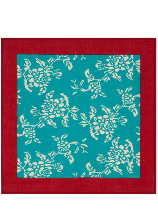 LISA CORTI Set of 4 Queen Green Kandem napkins