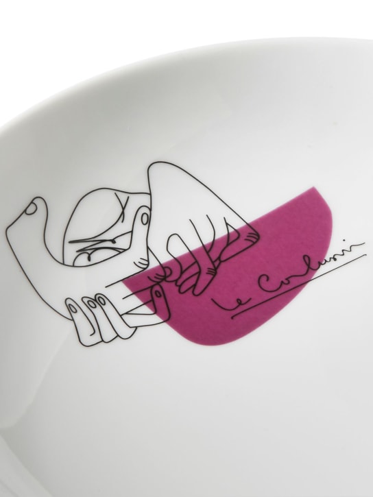 Cassina Set of 2 Service Prunier plates 8 Cassina Set of 2 Service Prunier plates