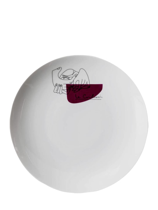 Cassina Set of 2 Service Prunier plates 4 Cassina Set of 2 Service Prunier plates