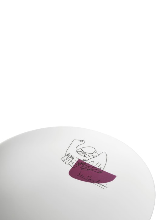 Cassina Set of 2 Service Prunier plates 6 Cassina Set of 2 Service Prunier plates