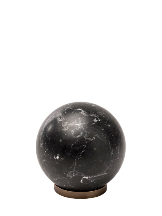 Salvatori Gravity Nero Marquinia marble sphere