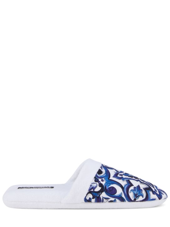 Dolce&Gabbana Blu Mediterraneo slippers