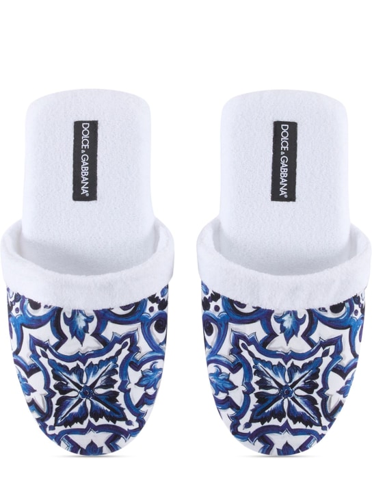 Dolce&Gabbana Blu Mediterraneo slippers