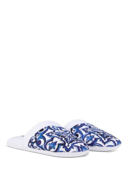 Dolce&Gabbana Blu Mediterraneo slippers
