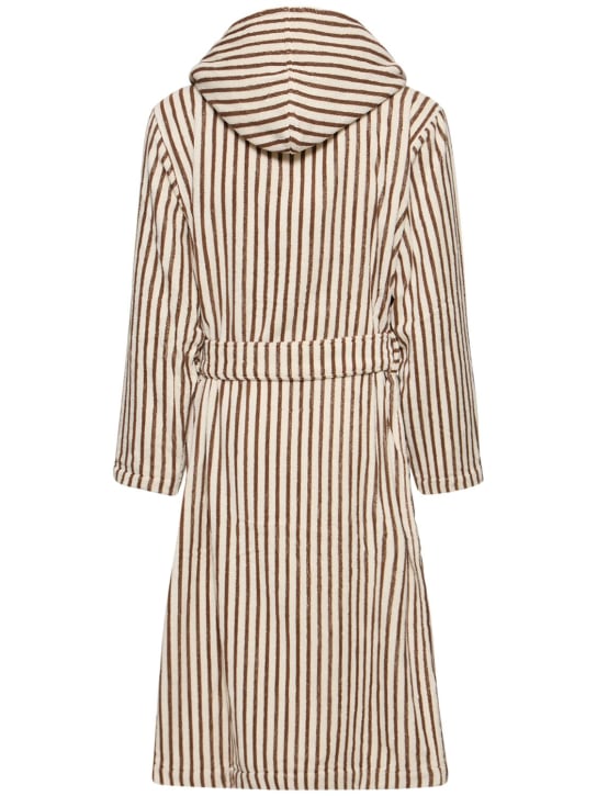 Tekla Kodiak Stripes bathrobe