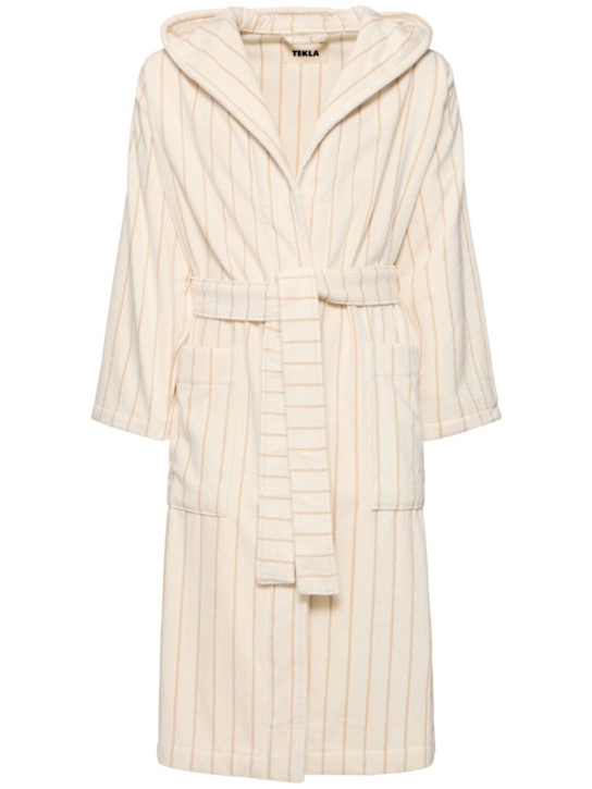 Tekla Sienna Stripes bathrobe