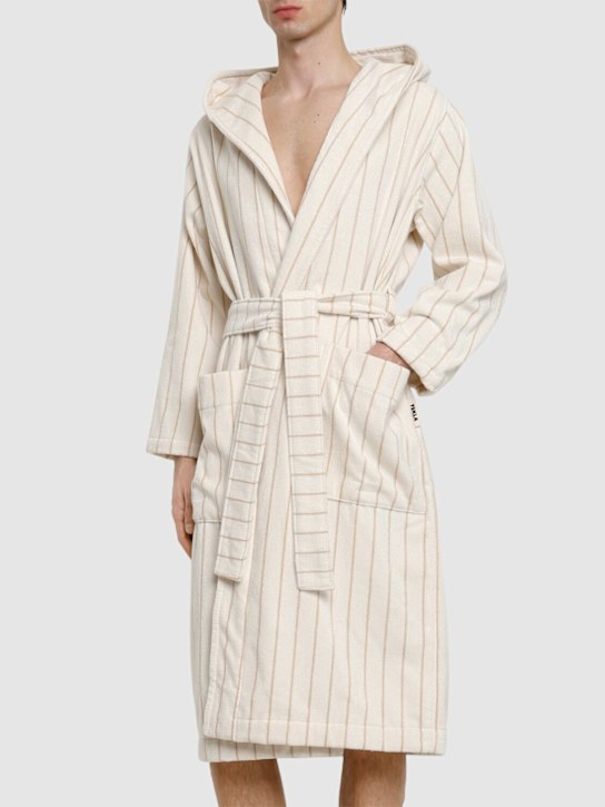 Tekla Sienna Stripes bathrobe