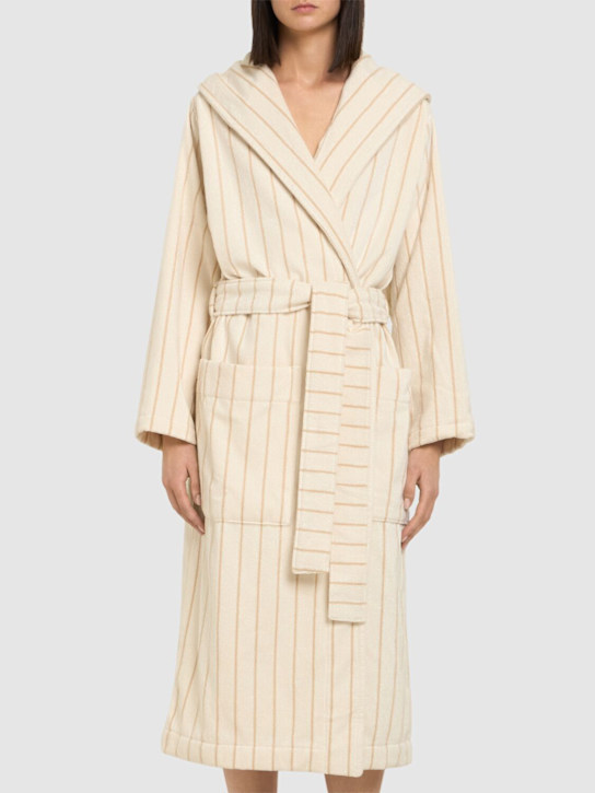 Tekla Sienna Stripes bathrobe
