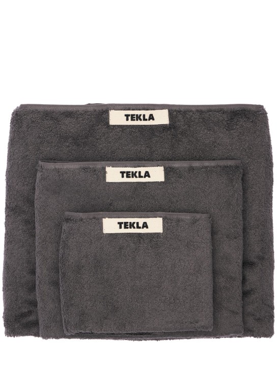 Tekla Set of 3 organic cotton towels