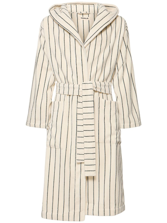 Tekla Racing Green bathrobe