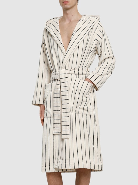 Tekla Racing Green bathrobe