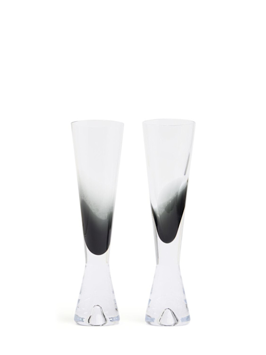 Tom Dixon Set of 2 Tank champagne glasses