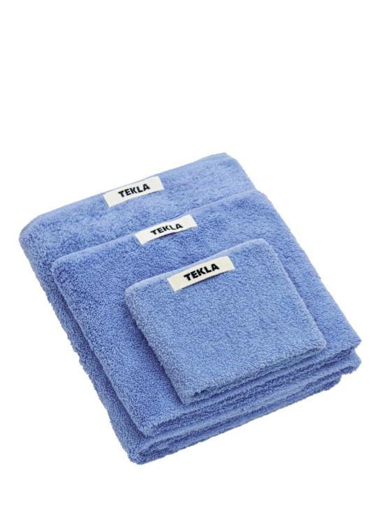 Tekla Set of 3 organic cotton towels