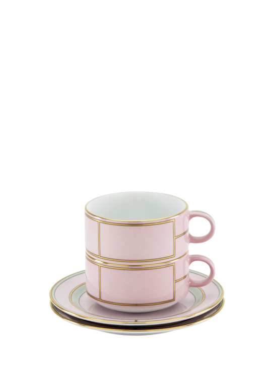 Ginori 1735 Diva Colonna 2-piece tea set