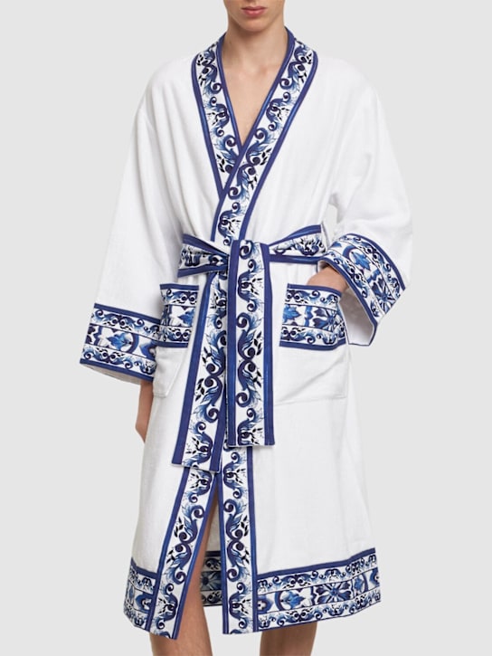 Dolce&Gabbana Blue Mediterraneo bathrobe 3 Dolce&Gabbana Blue Mediterraneo bathrobe
