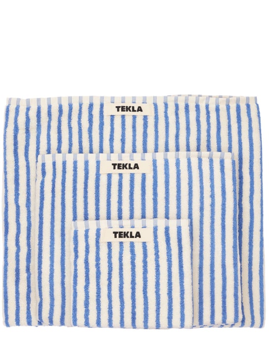 Tekla Set of 3 organic cotton towels