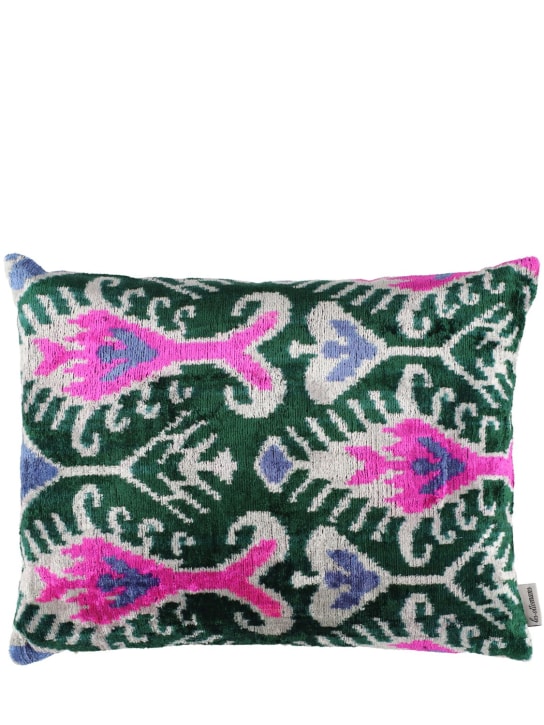 Les Ottomans Cotton velvet cushion