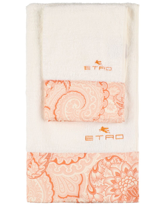 Etro Set of 2 Bloom towels