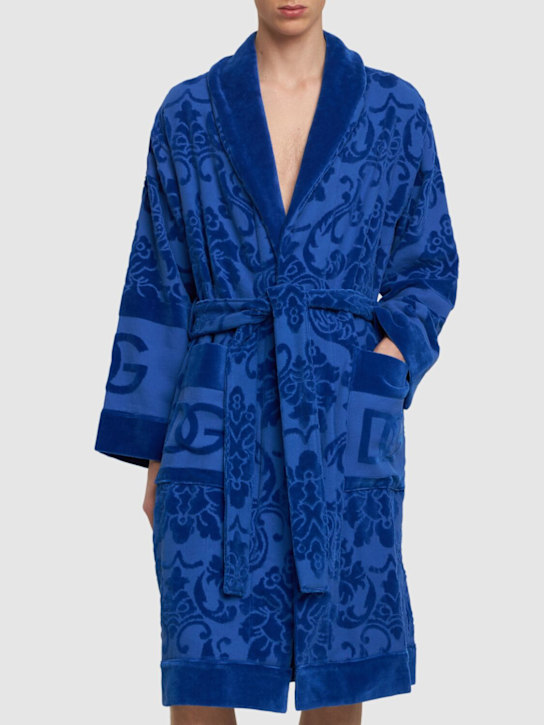 Dolce&Gabbana Jacquard bathrobe