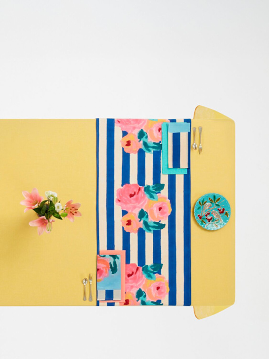 LISA CORTI Nizam Stripes Blue doublemat 3 LISA CORTI Nizam Stripes Blue doublemat