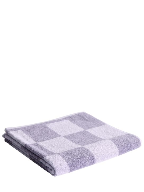 HAY Check organic cotton bath towel