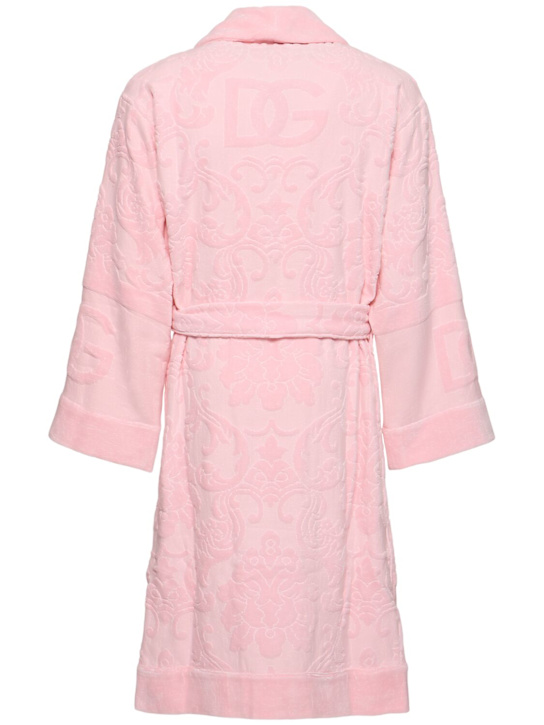 Dolce&Gabbana Cotton jacquard bathrobe