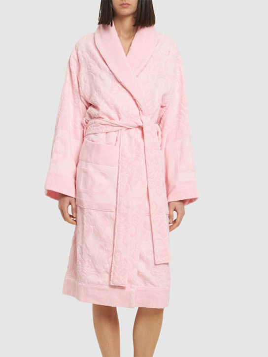 Dolce&Gabbana Cotton jacquard bathrobe 4 Dolce&Gabbana Cotton jacquard bathrobe