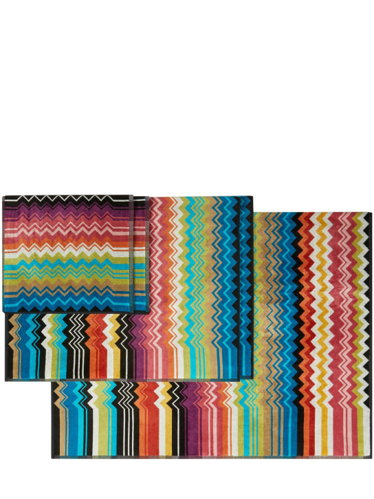 Missoni Home Set of 5 Giacomo cotton towels 4 Missoni Home Set of 5 Giacomo cotton towels