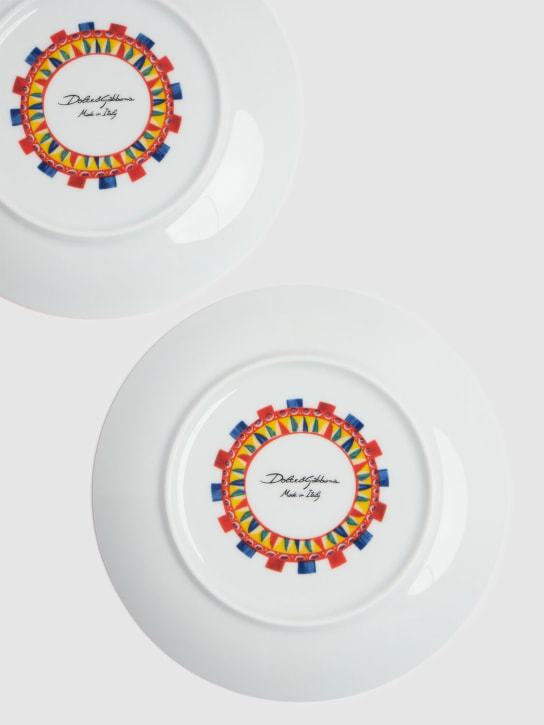 Dolce&Gabbana Set of 2 Limoni Carretto fruit plates 3 Dolce&Gabbana Set of 2 Limoni Carretto fruit plates