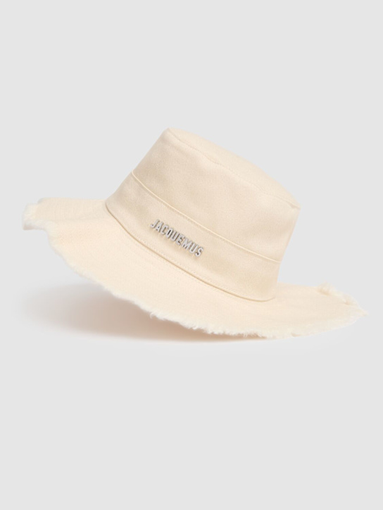 Jacquemus Le Bob Artichaut cotton logo hat 3 Jacquemus Le Bob Artichaut cotton logo hat