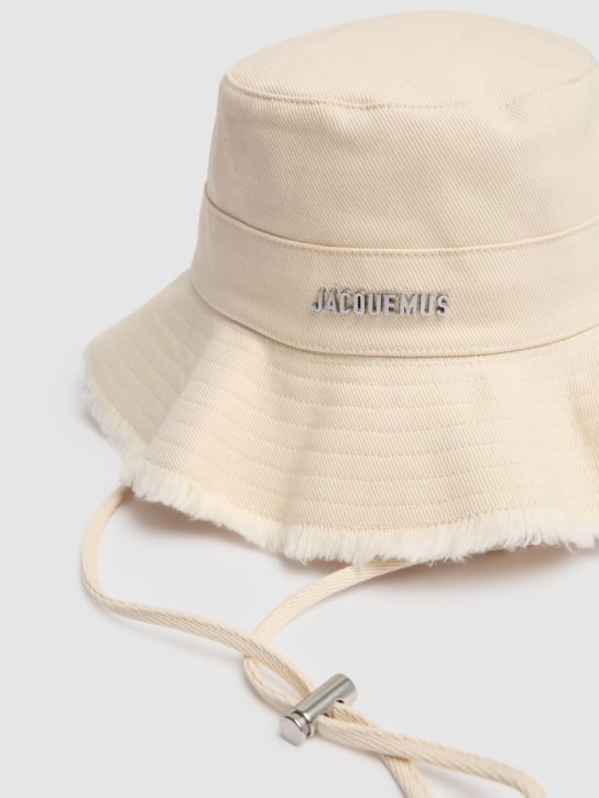 Jacquemus Le Bob Artichaut cotton logo hat 4 Jacquemus Le Bob Artichaut cotton logo hat