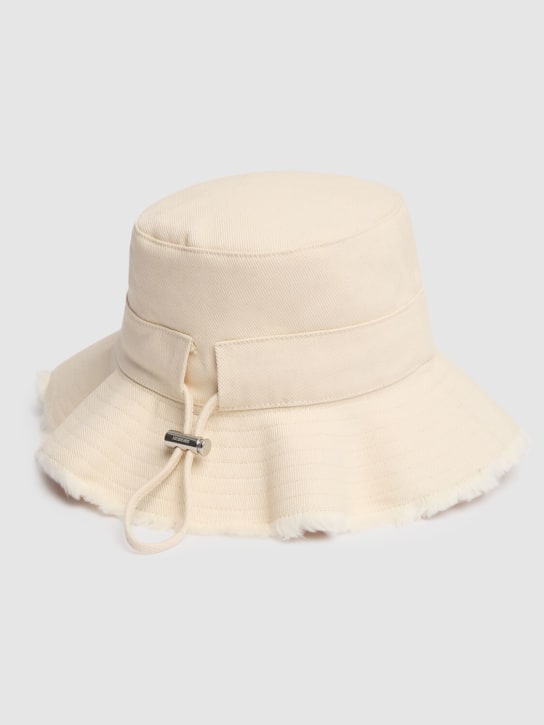 Jacquemus Le Bob Artichaut cotton logo hat 5 Jacquemus Le Bob Artichaut cotton logo hat