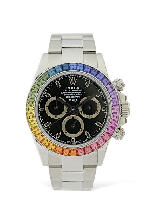 Mad Paris 40mm Rolex Daytona Rainbow watch