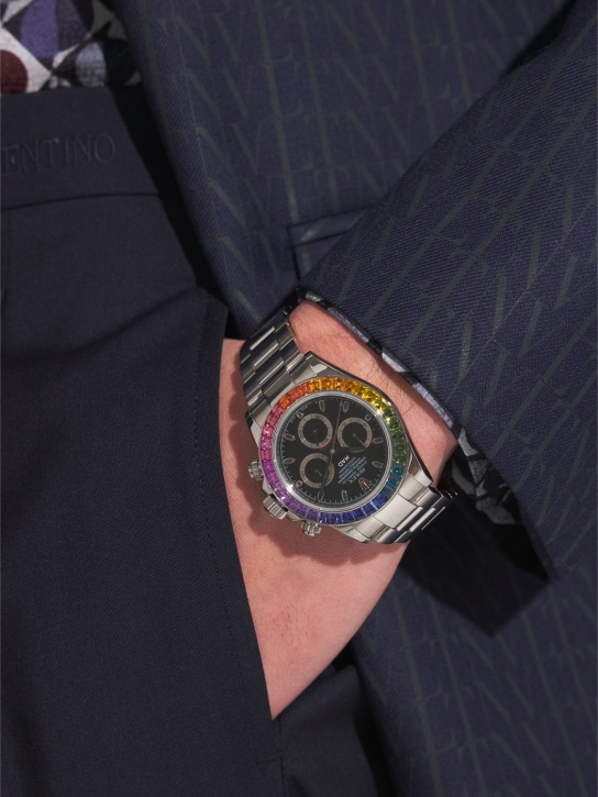 Mad Paris 40mm Rolex Daytona Rainbow watch