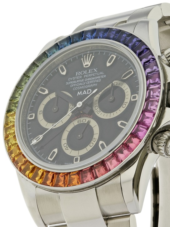Mad Paris 40mm Rolex Daytona Rainbow watch